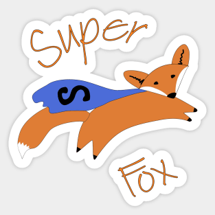 Super Fox Sticker